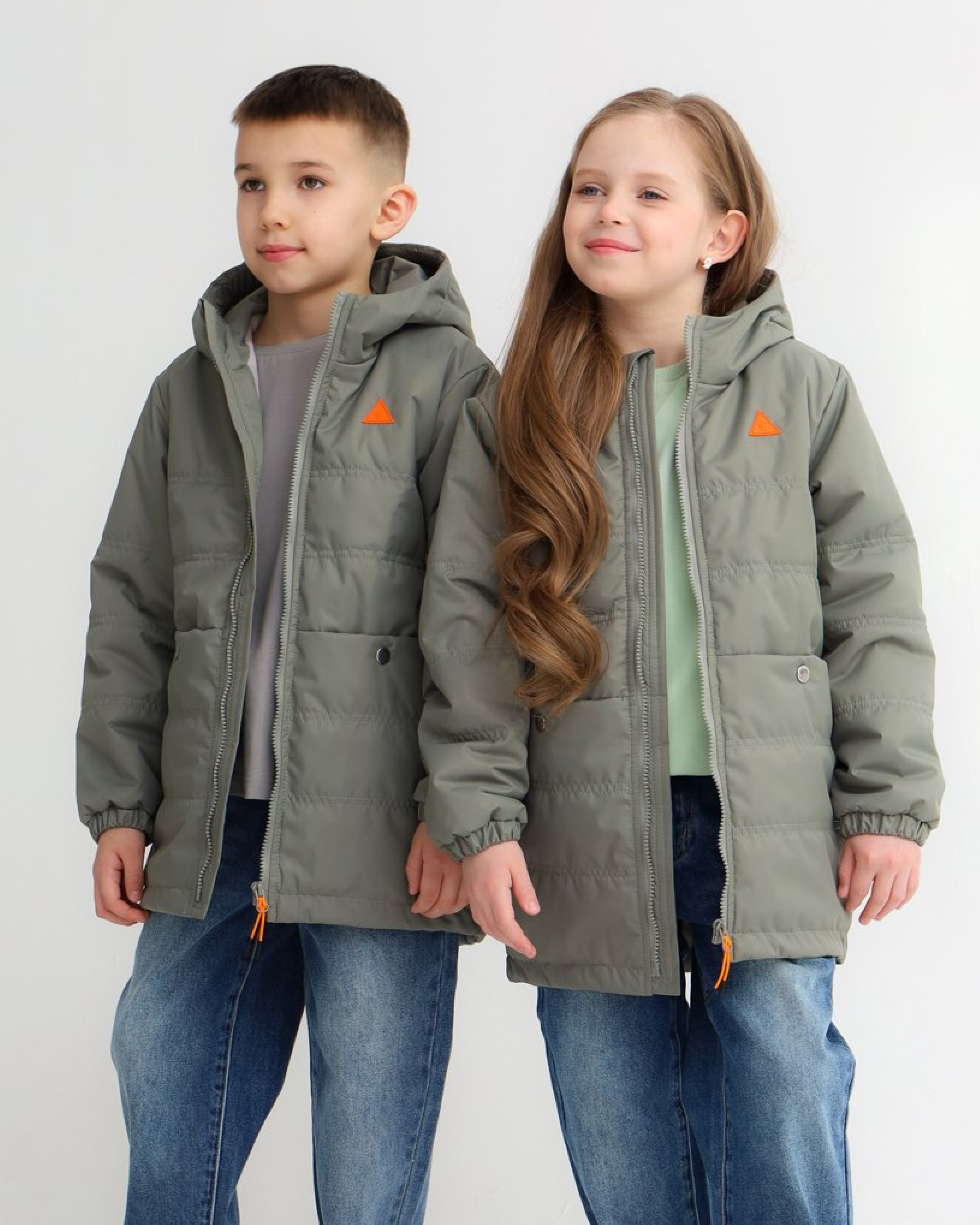 Куртка MINIDINO B-VO-Krt-111/0Куртка демисезонная Мини Д оливка детская - фото 2