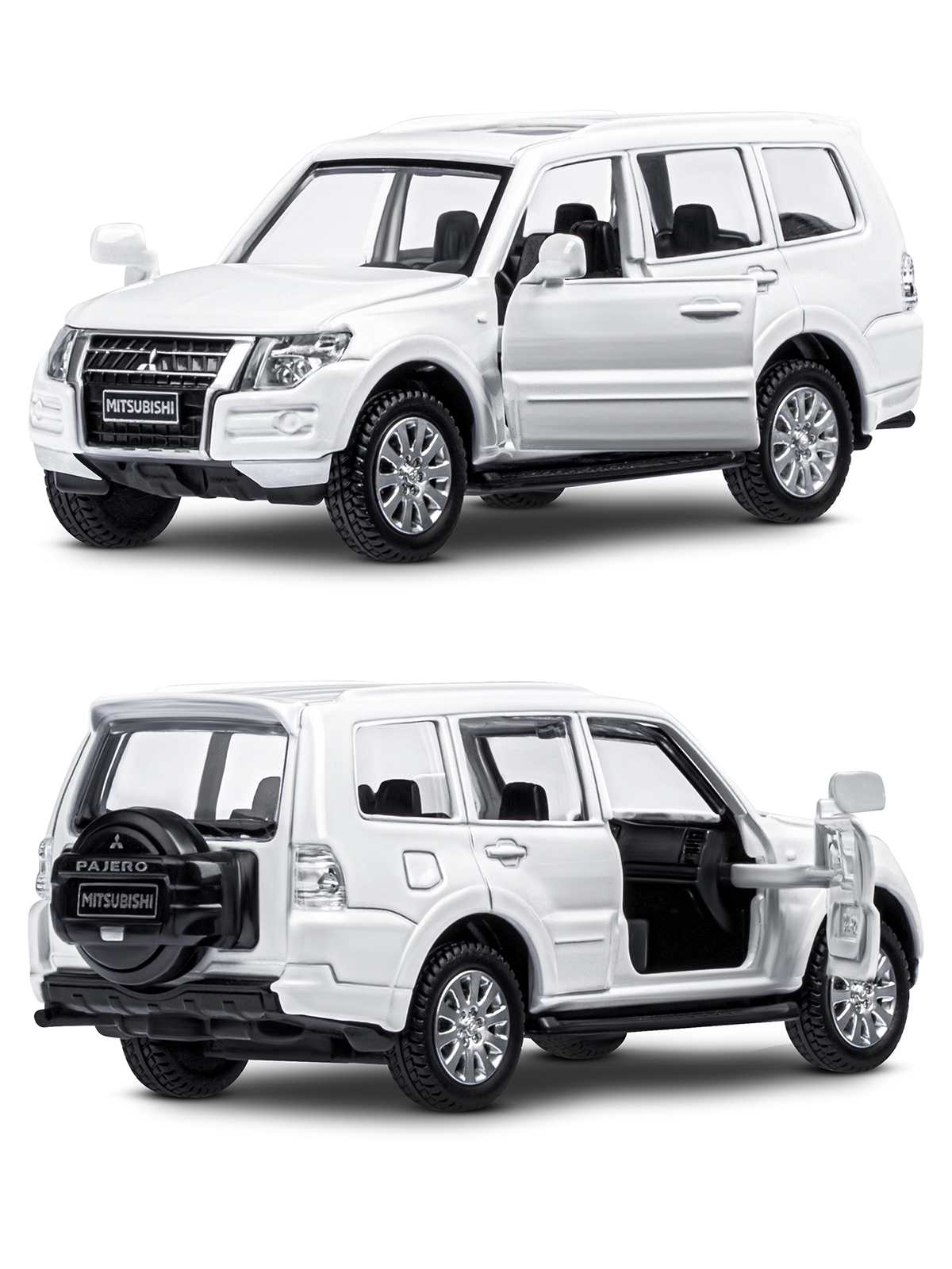 Внедорожник АВТОпанорама Mitsubishi Pajero 4WD Turbo 1:43 JB1251430 - фото 7