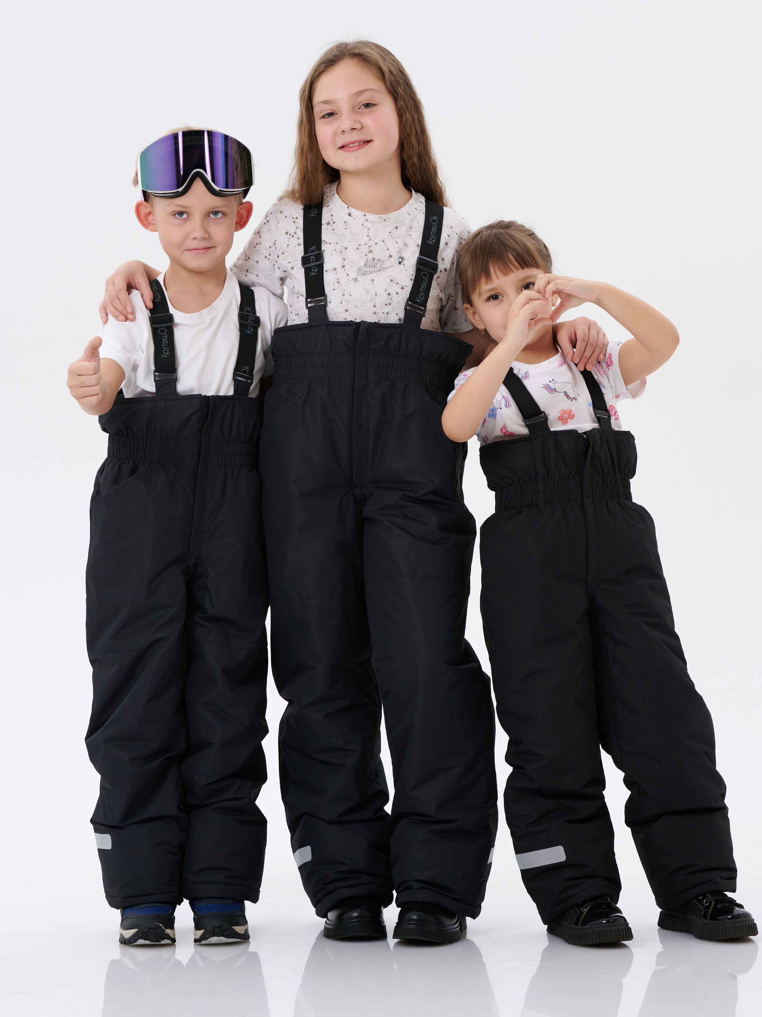 Брюки утепленные КрутышОк Т-067 черные - фото 26