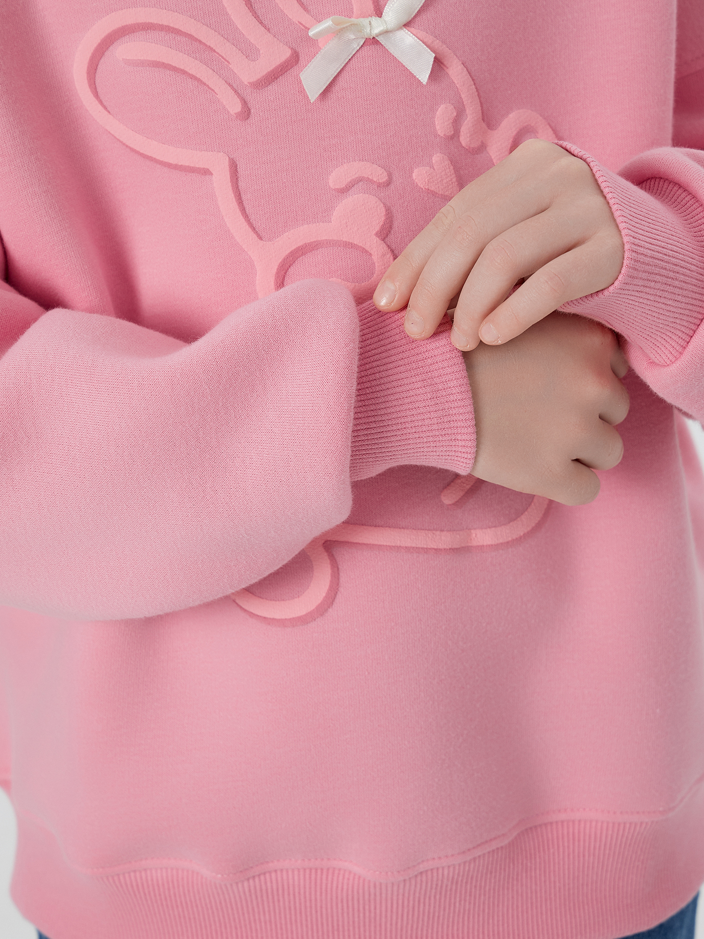 Свитшот Mark Formelle (Марк Формэль) 127978/розовый +печать - фото 6