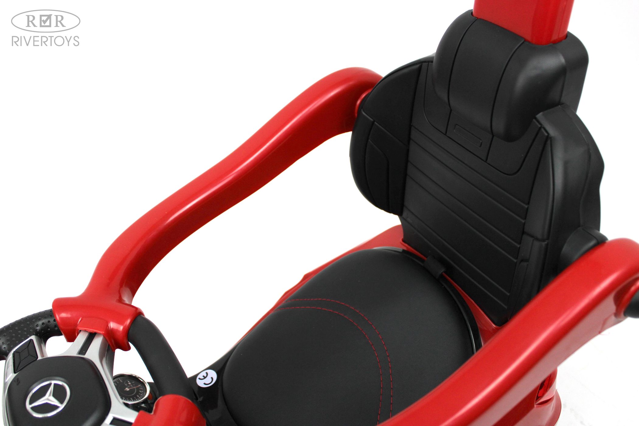 Электромобиль RIVERTOYS Mercedes A888AA-H-RED - фото 18