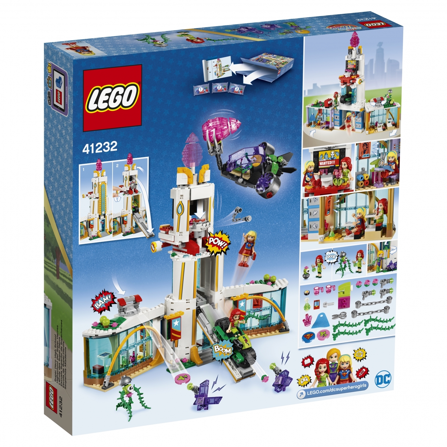 Конструктор LEGO DC Super Heroes Girls Школа супергероев блочный - фото 3
