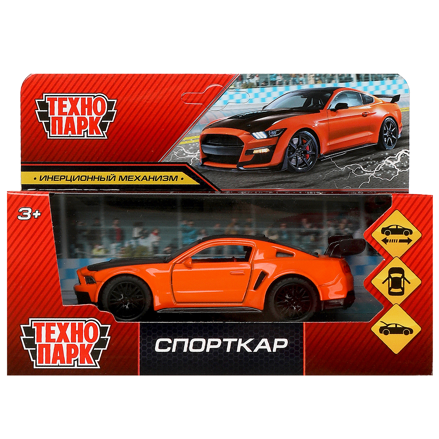 Автомобиль Технопарк Dodge Спорткар 369442 - фото 2