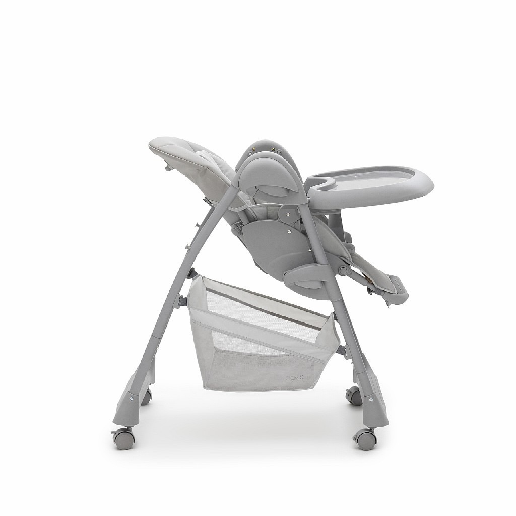 Стульчик для кормления agex Seat’n Sleep серый - фото 8