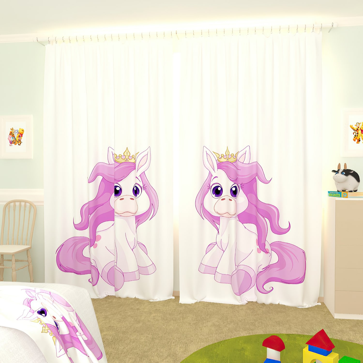 Комплект штор Олимп Текстиль Коллекция My Little Princess 195 - фото 2