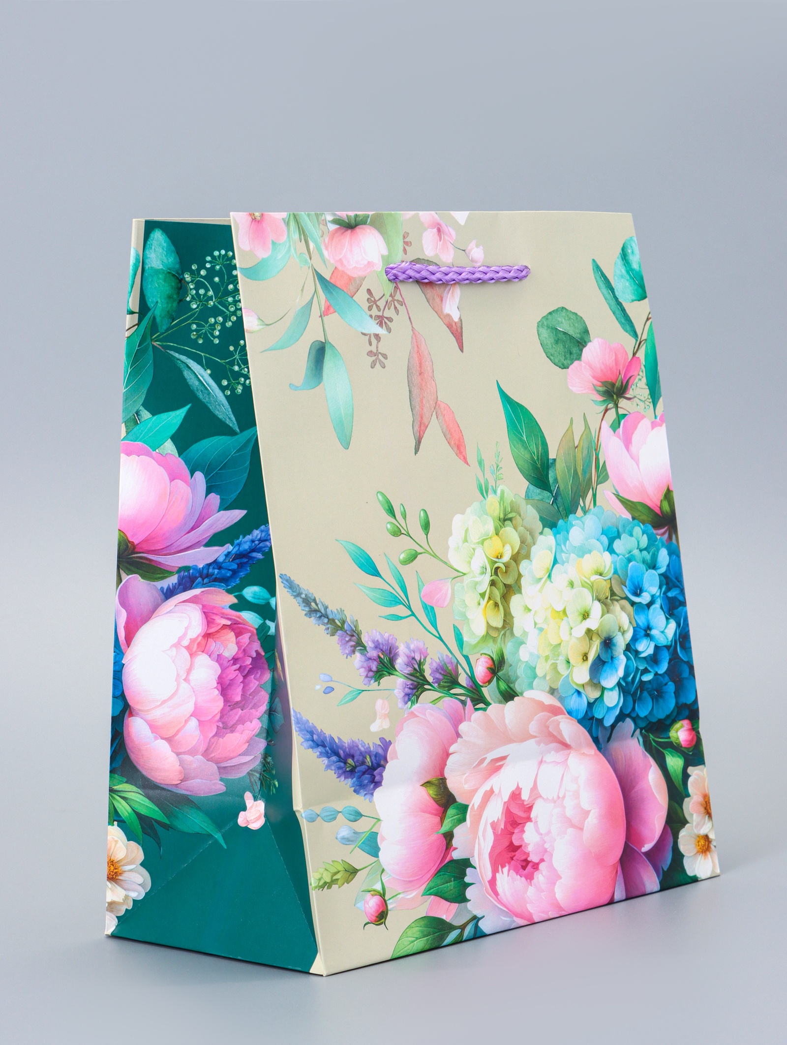 Пакет подарочный Арт и Дизайн Цветы и Радость 18 х 223 х 10 см - фото 3