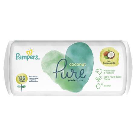 Влажные салфетки Pampers Pure Protection 126 шт.
