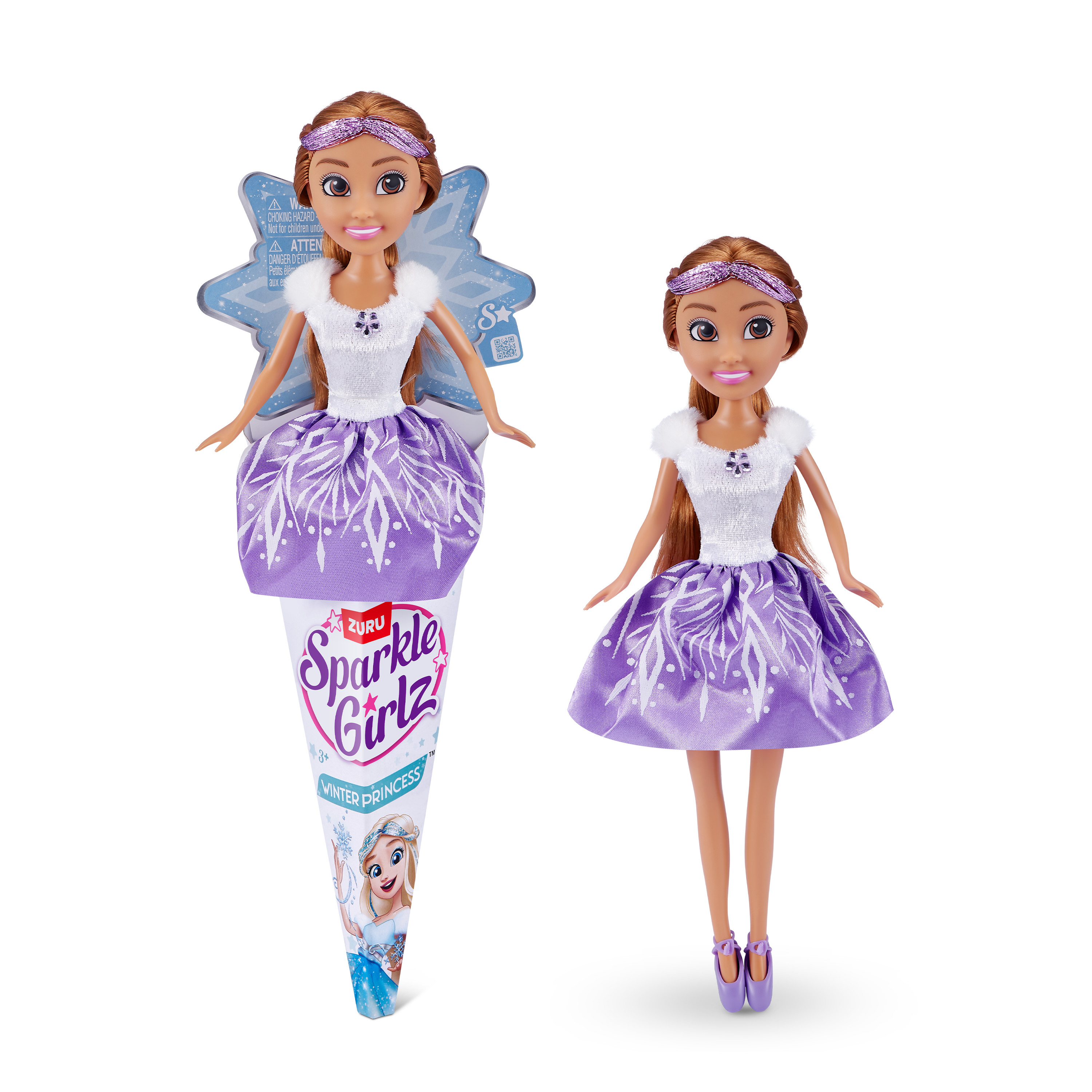 Кукла модельная Zuru Sparkle Girlz Зимняя принцесса в ассортименте 10017BQ2 - фото 6