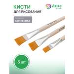 Кисть Astra Craft 3 шт. (синтетика)