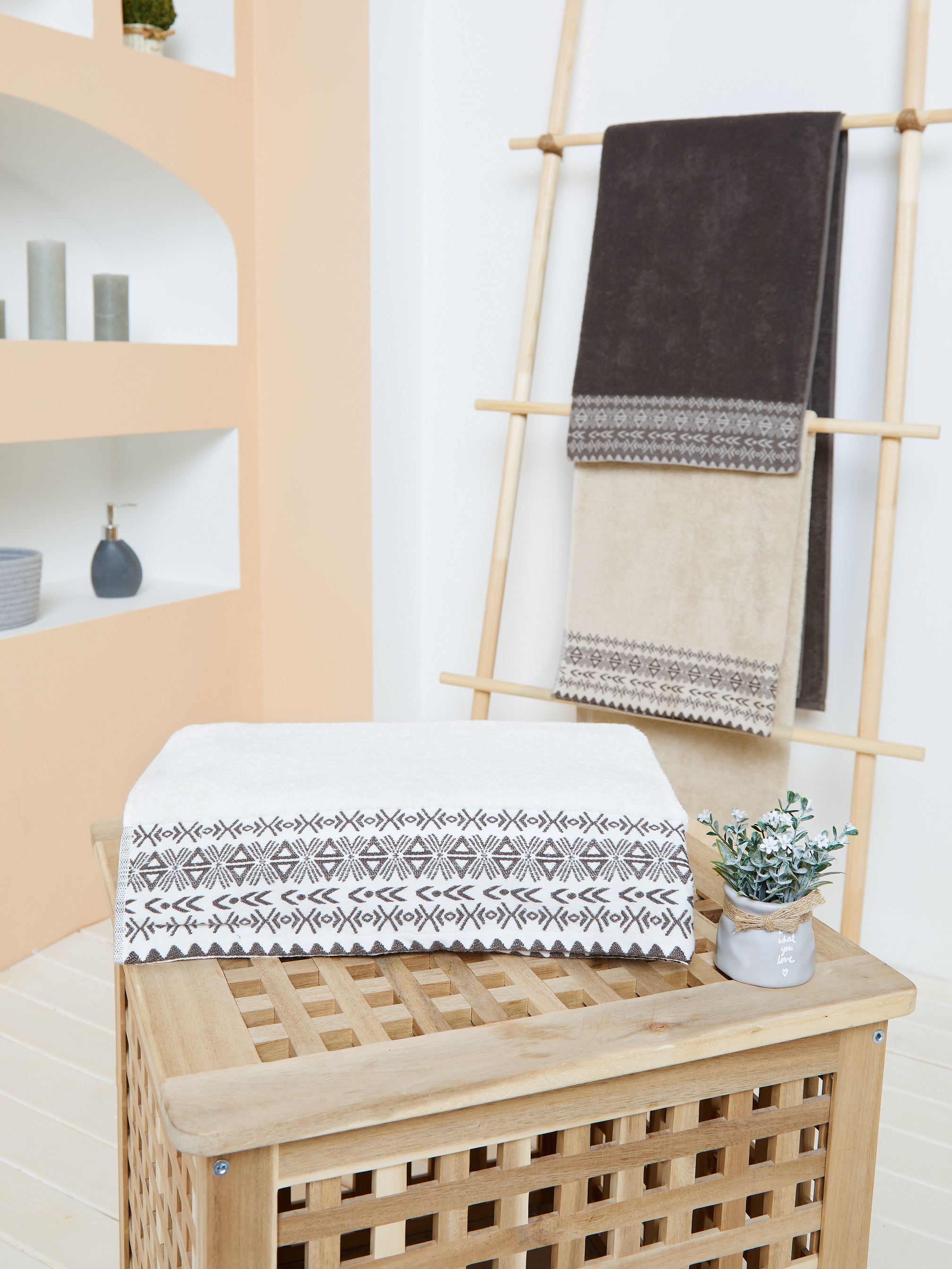 Полотенце Сoton Delux 50 x 90 см 3 шт. - фото 1