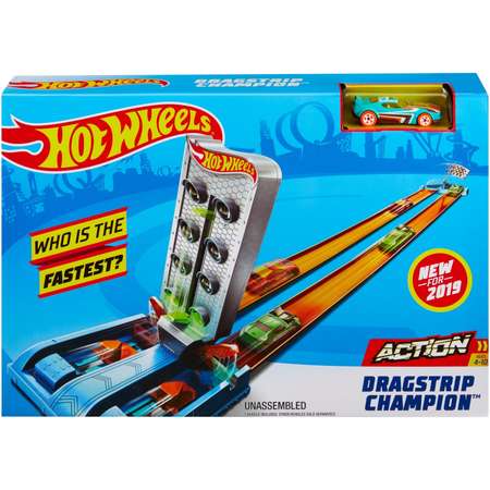 Игровой набор Hot Wheels Чемпион Дрэгстрип