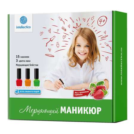 Набор Intellectico Мерцающий маникюр