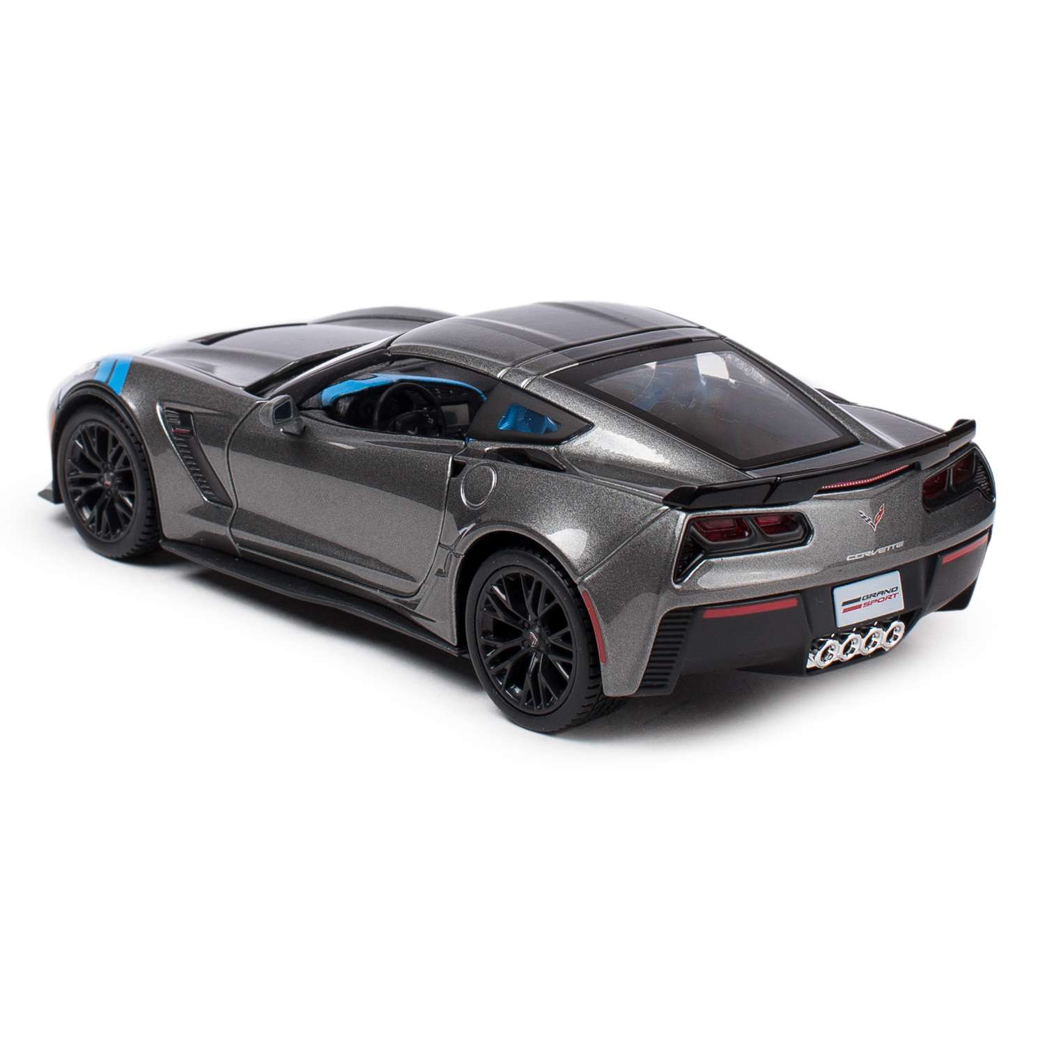Автомобиль MAISTO Chevrolet Grand Sport 1:24 серый 31516.0 - фото 3