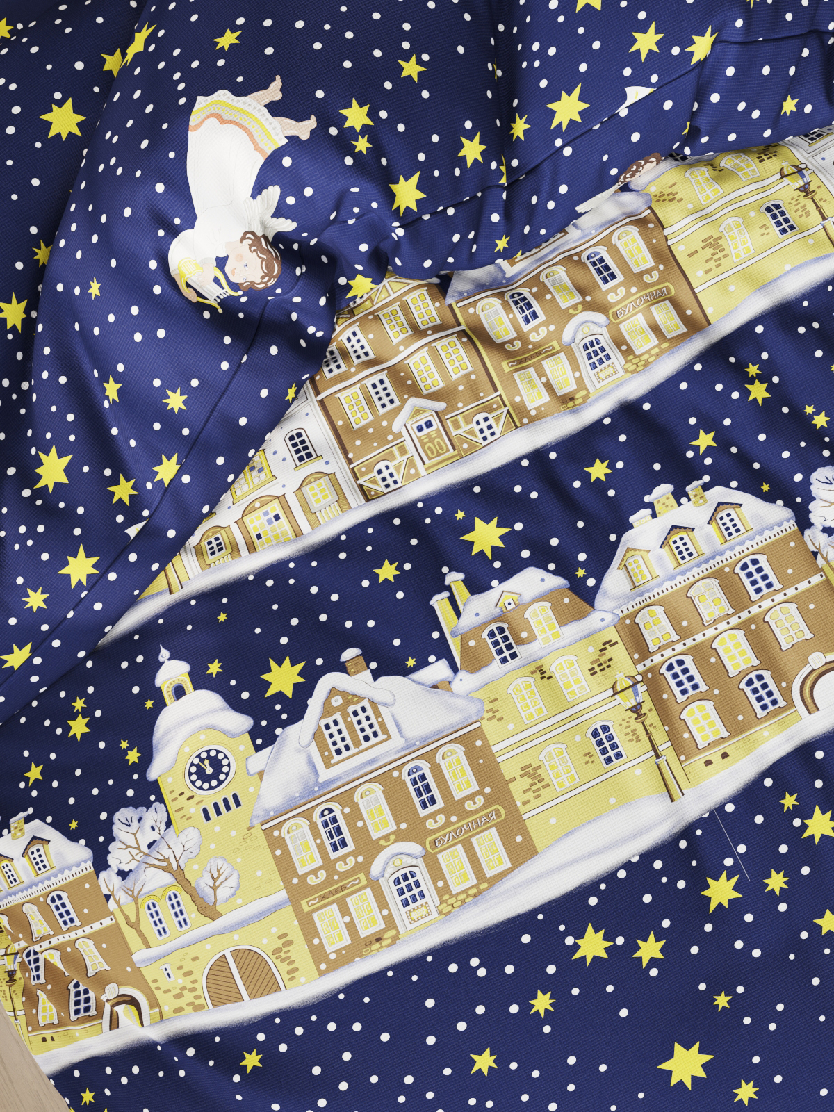 Простыня Сказка. Зимняя сказка 150 см - фото 4