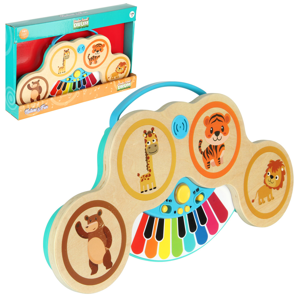 Игрушка музыкальная Veld Co барабаны, пианино, синтезатор - фото 1