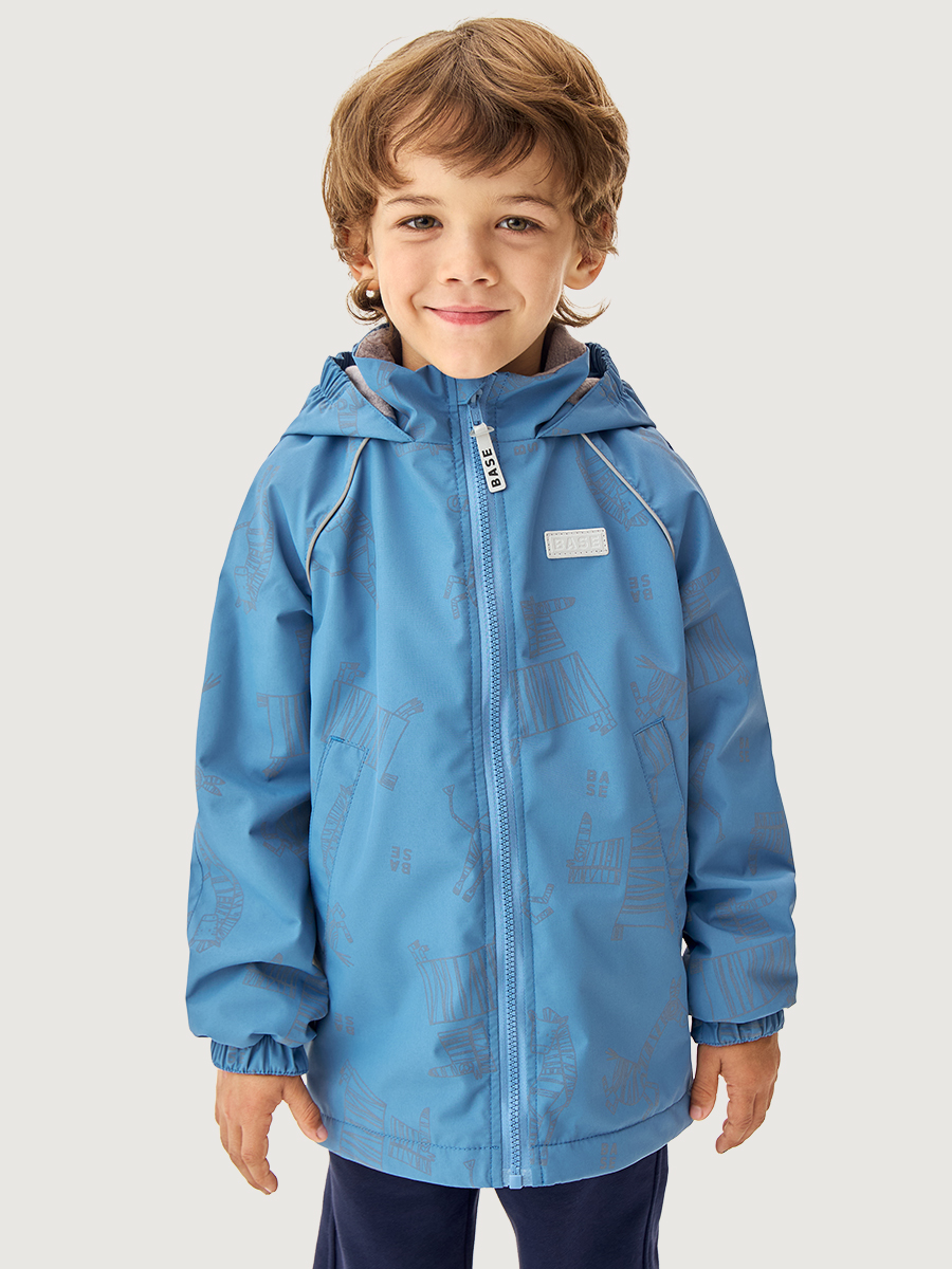 Ветровка BASE by NIKASTYLE б4л10126 джинс - фото 3