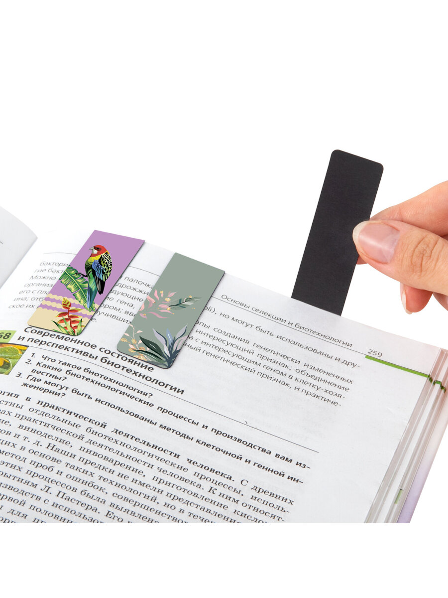 Магнитная закладка Brauberg 12 шт. - фото 14