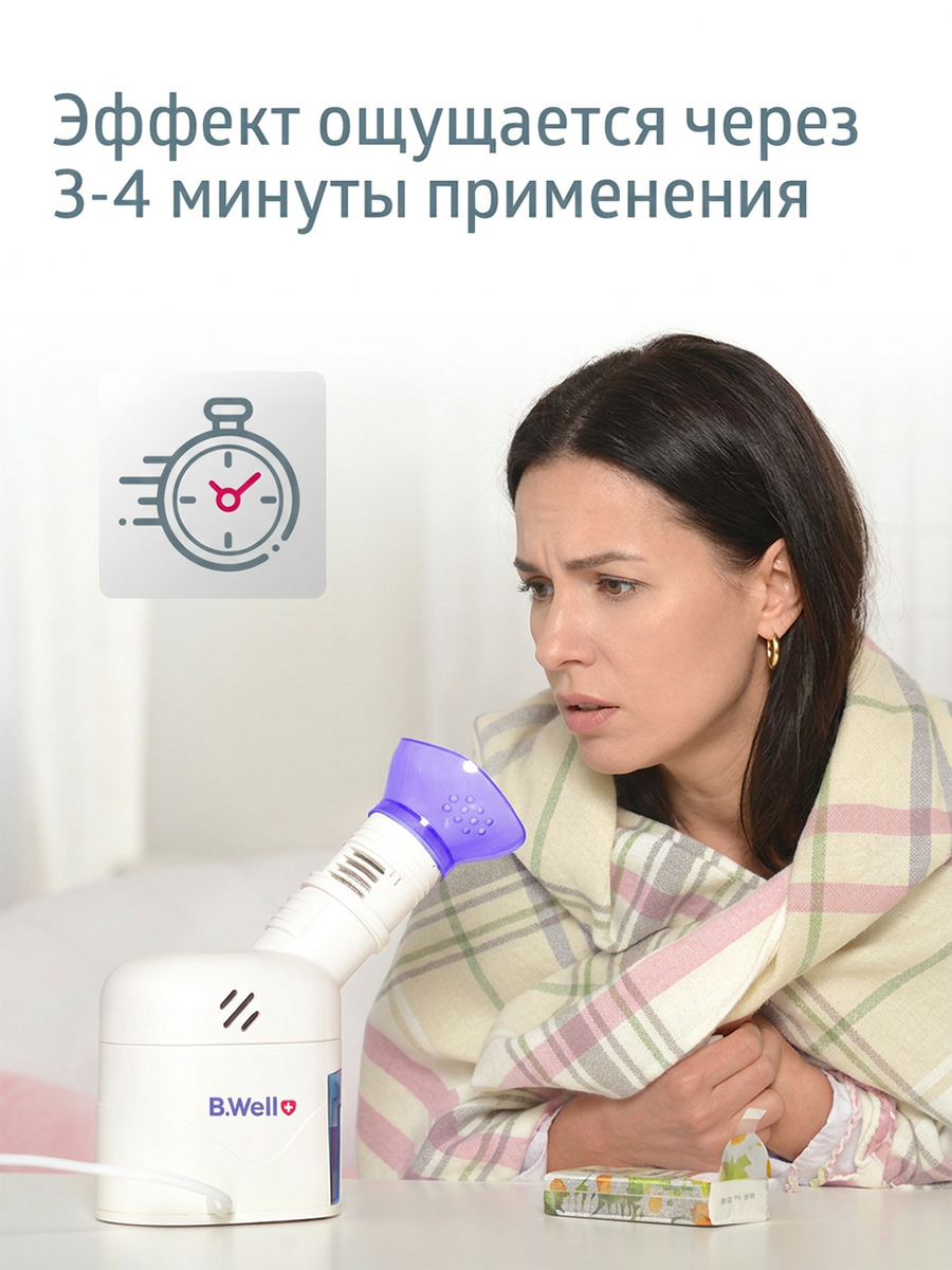 Ингалятор B.Well паровой WN-118 - фото 3