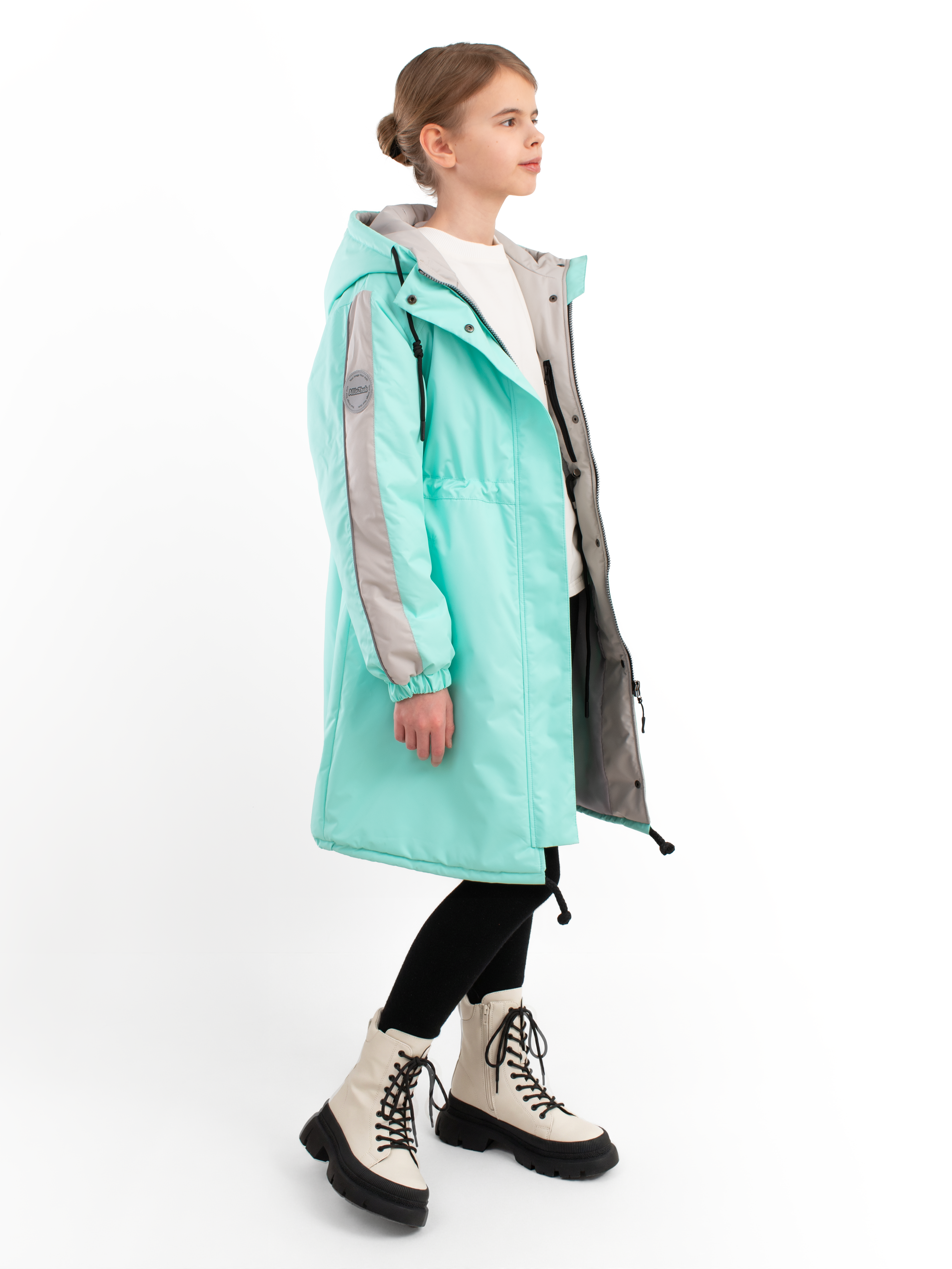 Пальто AllisZhuk 481-01/мятный - фото 15