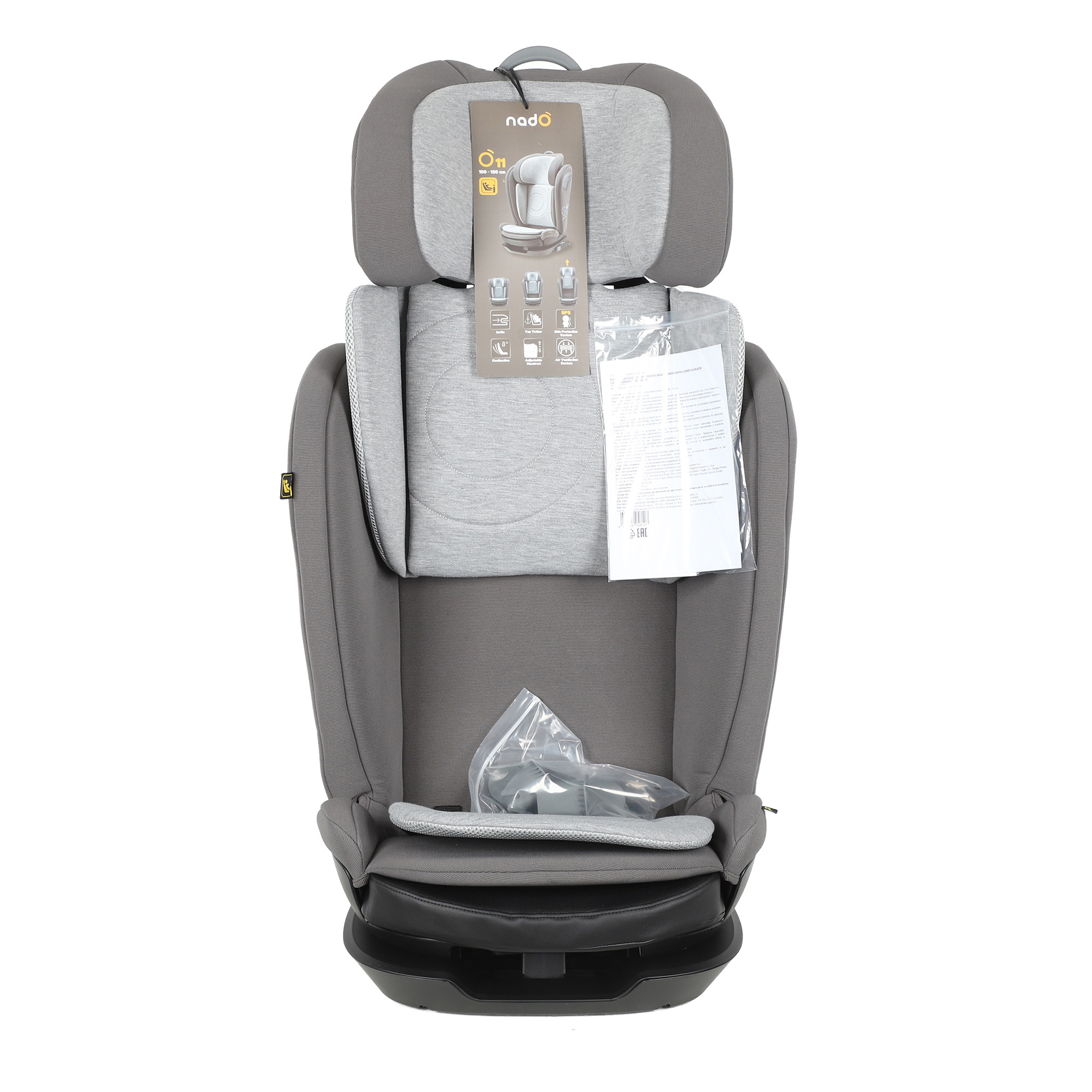 Автокресло nado Coconut ash Isofix 2/3 (15-36 кг) - фото 29