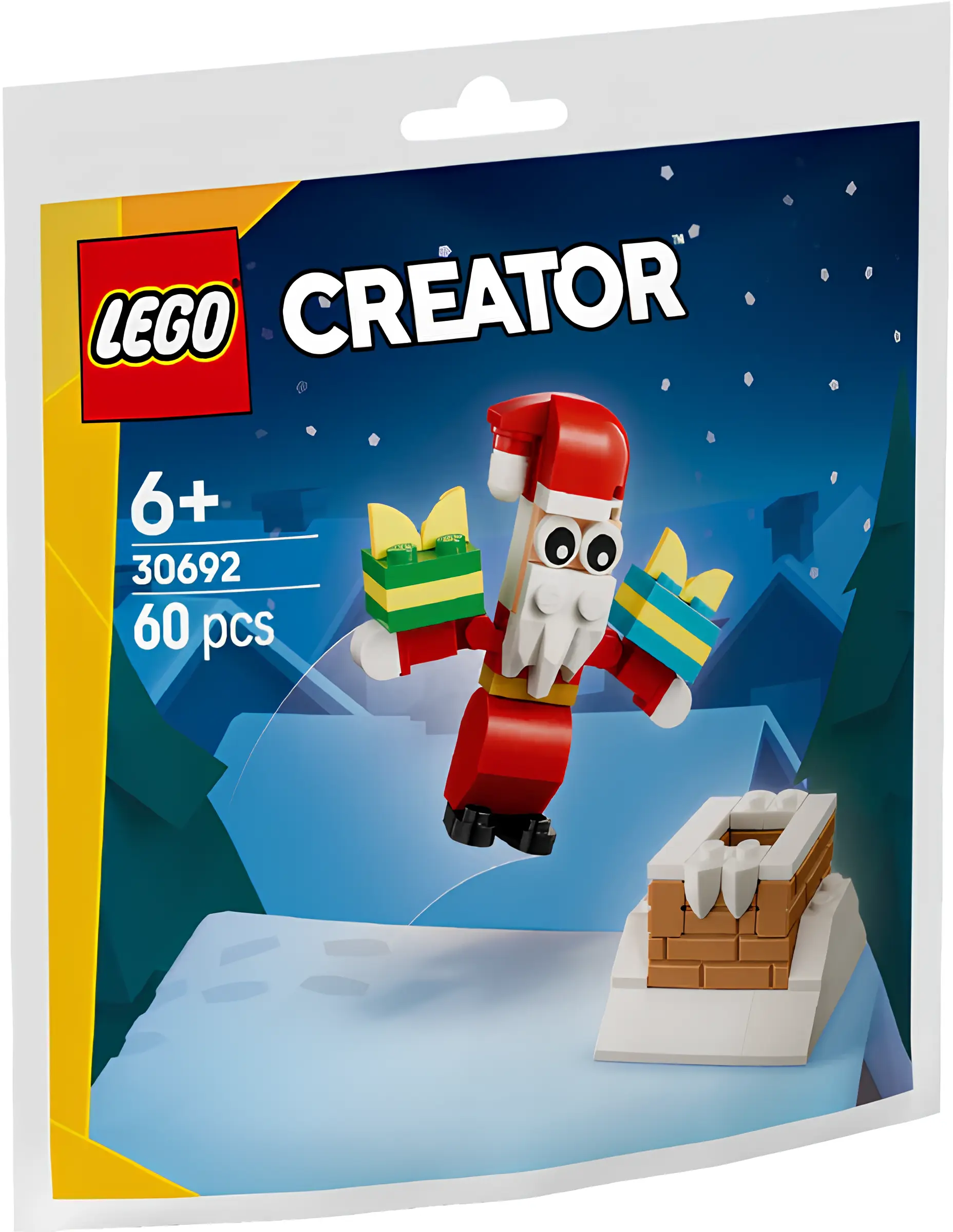 Изображение товара Конструктор LEGO Creator 30692 Christmas Chimney Fun with Santa, 60 деталей