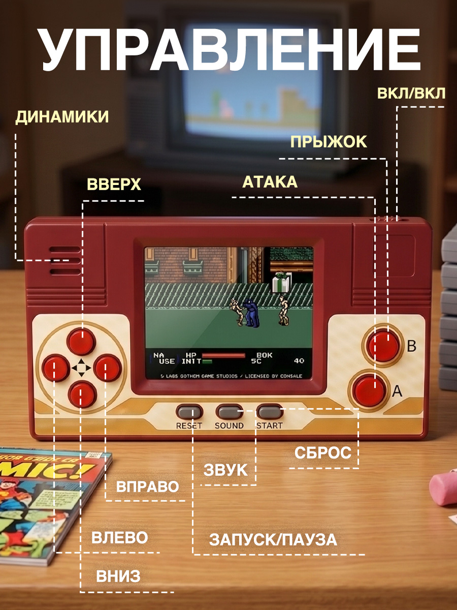 Настольная игра Super01 ретро игр - фото 3