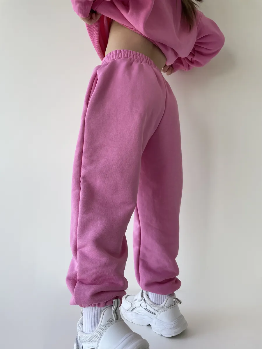 Брюки ROOMY ESSENCE COMFYjog/pink - фото 2