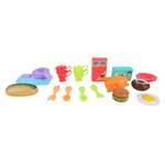 Игрушка . холодильник, микроволновка, посуда, плита, продукты