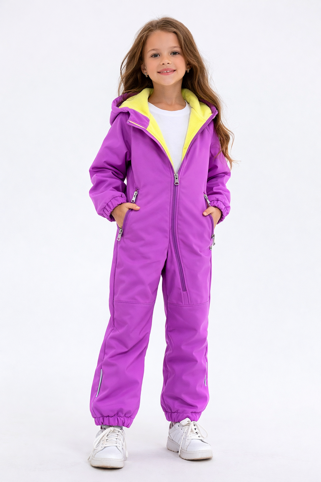 Комбинезон ILVES ILV-A-180/17_лиловый/желтый - фото 1