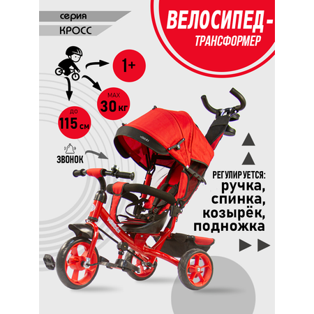 Трехколесный велосипед Velobibi 10 дюймов