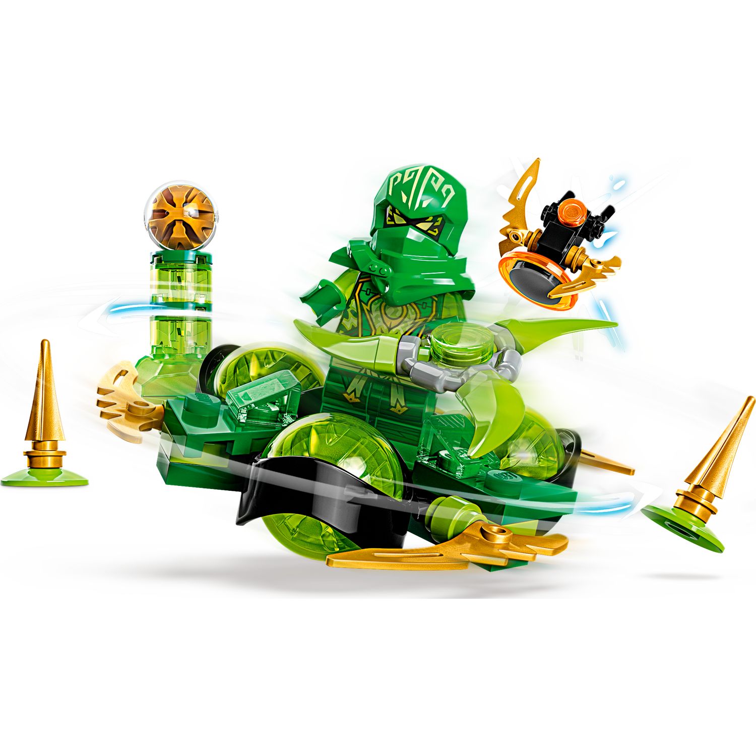 Конструктор LEGO NINJAGO Lloyds Dragon Power Spinjitzu блочный - фото 4