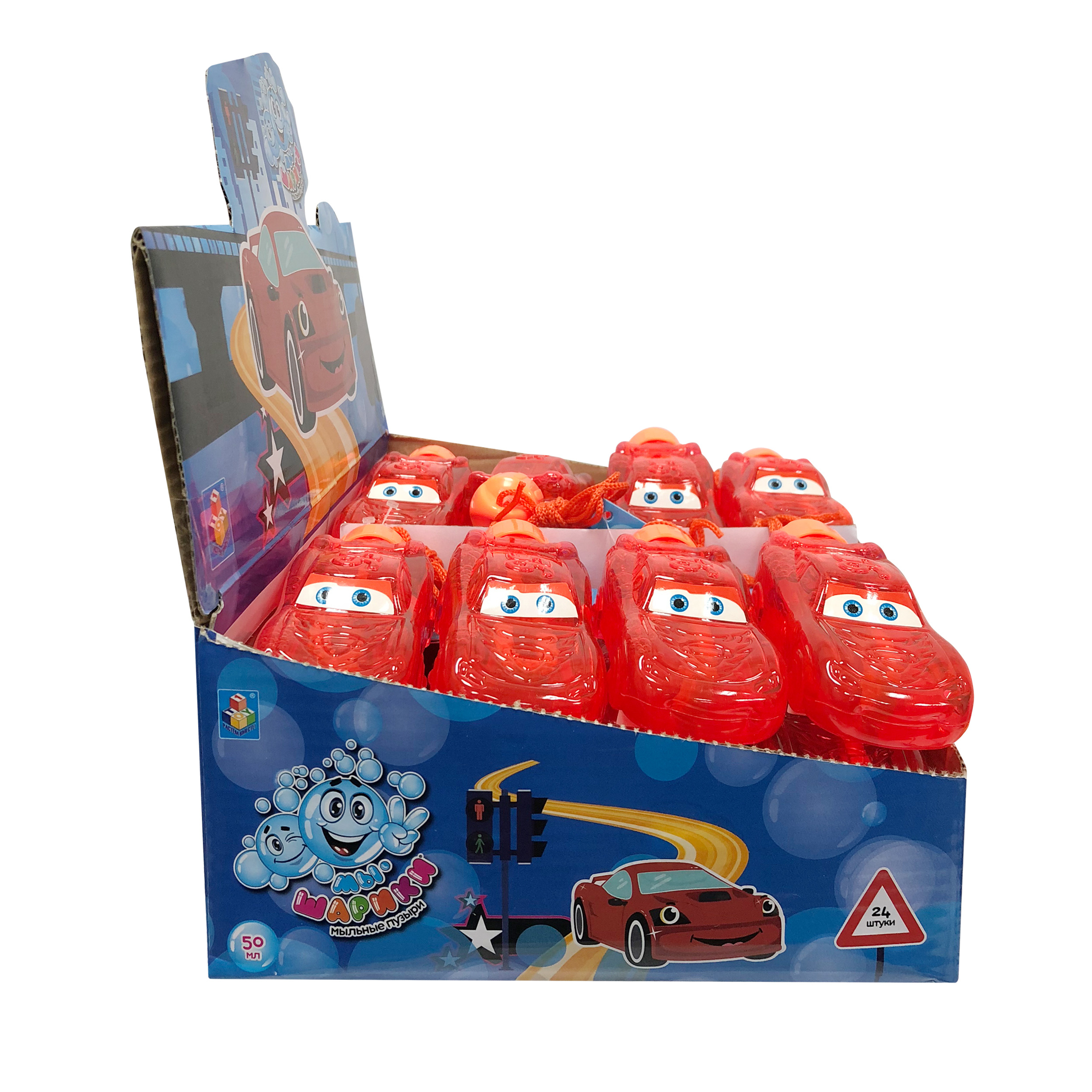 Мыльные пузыри 1TOY машинки 50мл - фото 5