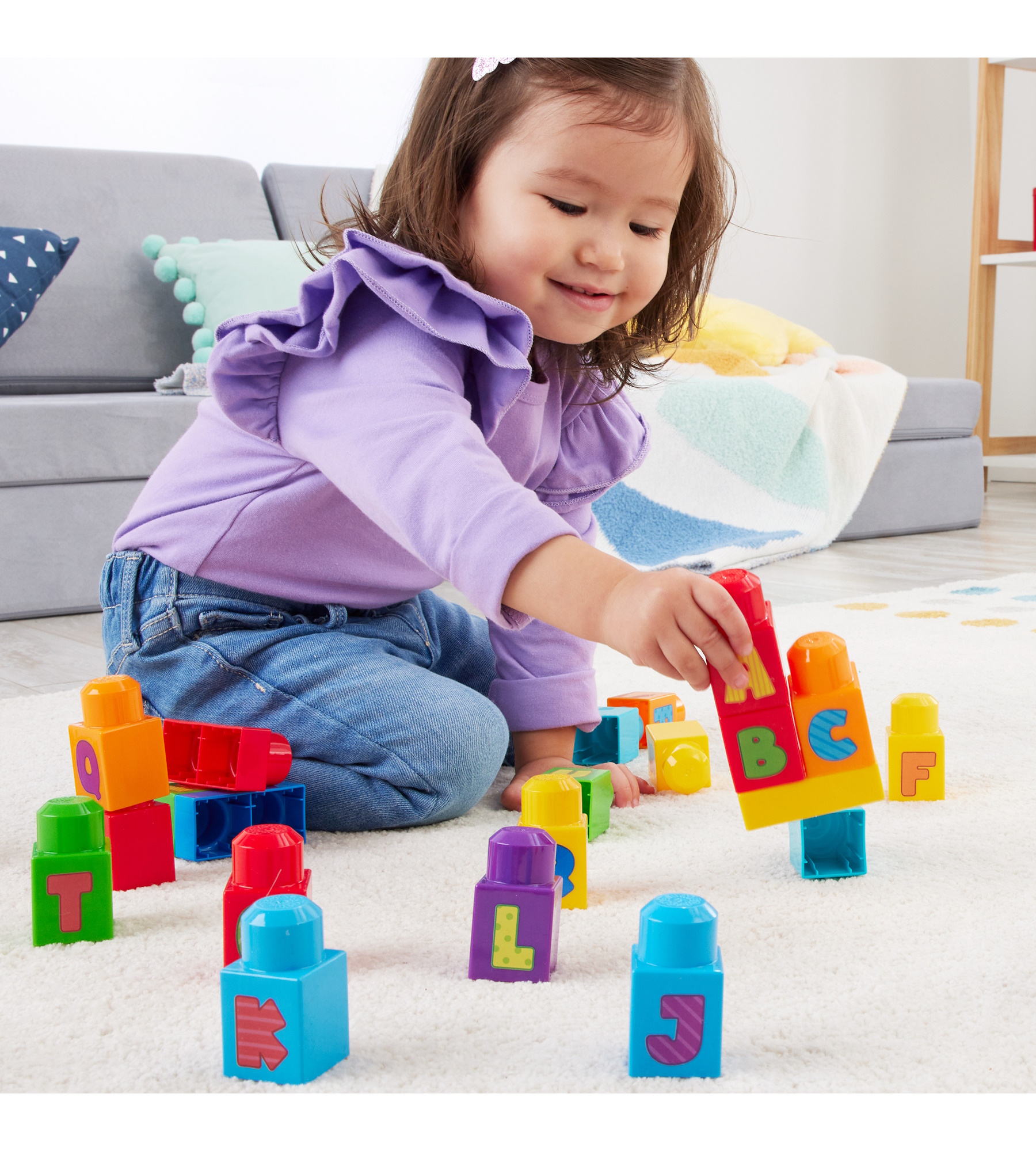 Конструктор Mega Bloks Первостроители мягкий 30 дет. - фото 4