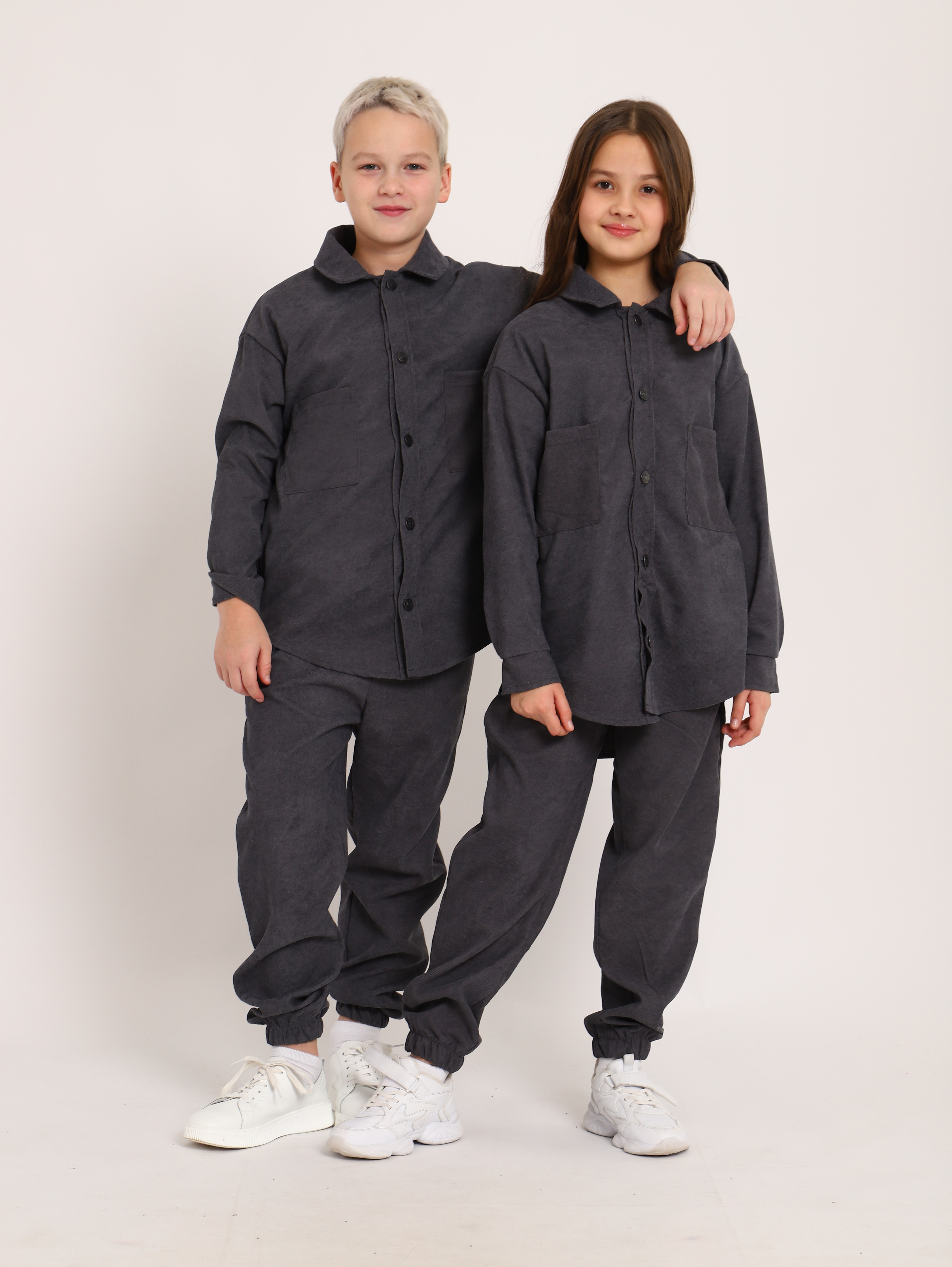 Костюм ЛАДОШКИ Костюм Вельвет графит - фото 12