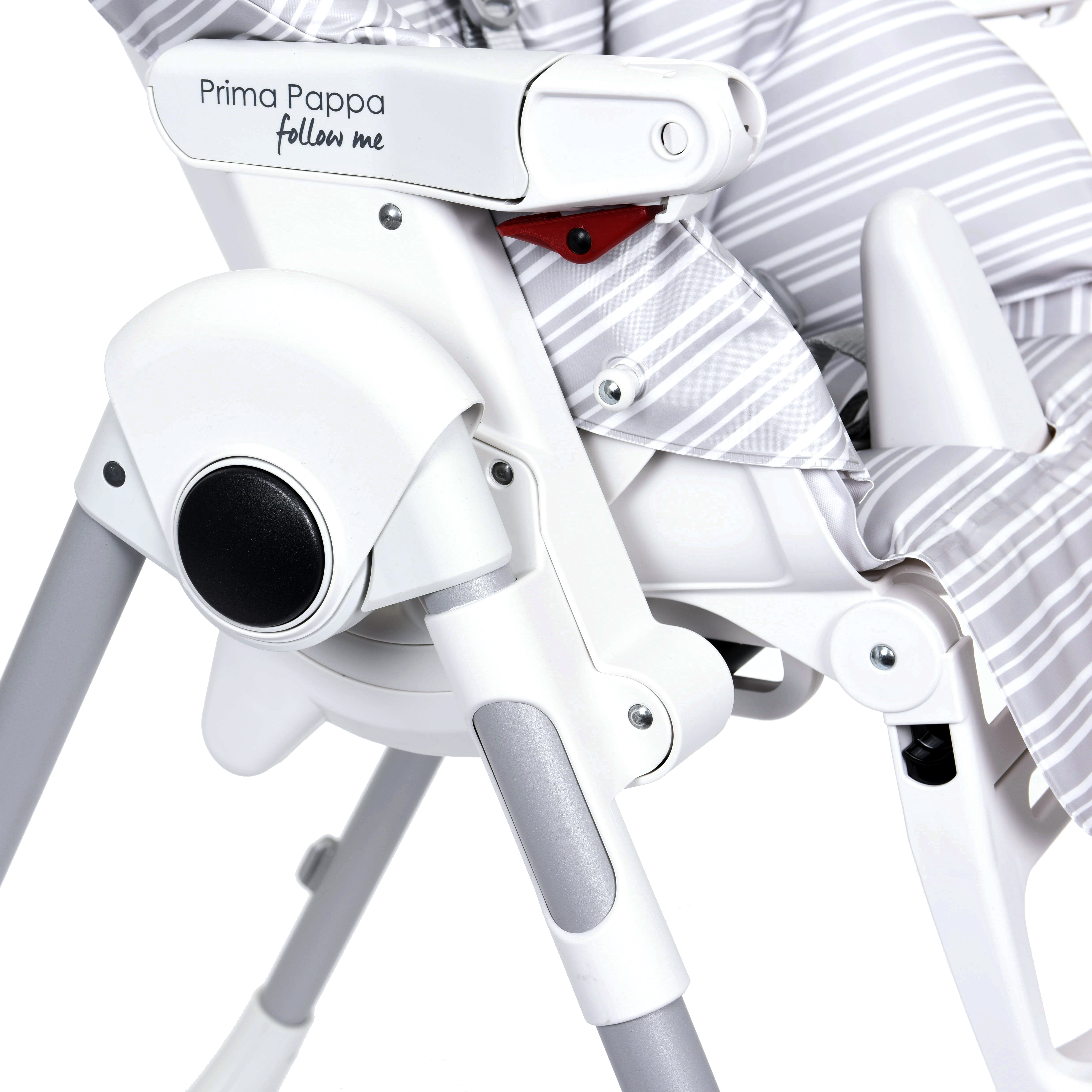 Стульчик для кормления Peg-Perego Prima Pappa Follow Me серый - фото 11