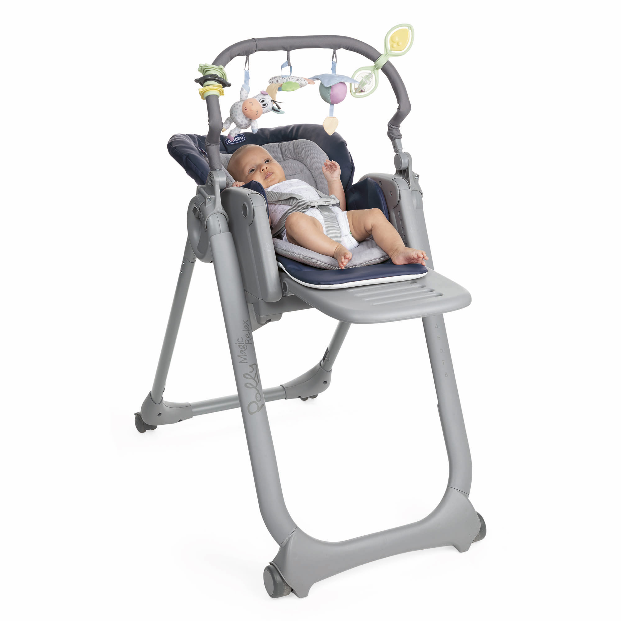 Стульчик для кормления Chicco Polly Magic Relax классический - фото 8