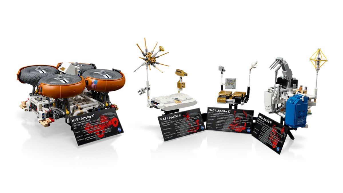 Конструктор LEGO Technic Лунный вездеход NASA Apollo блочный - фото 12