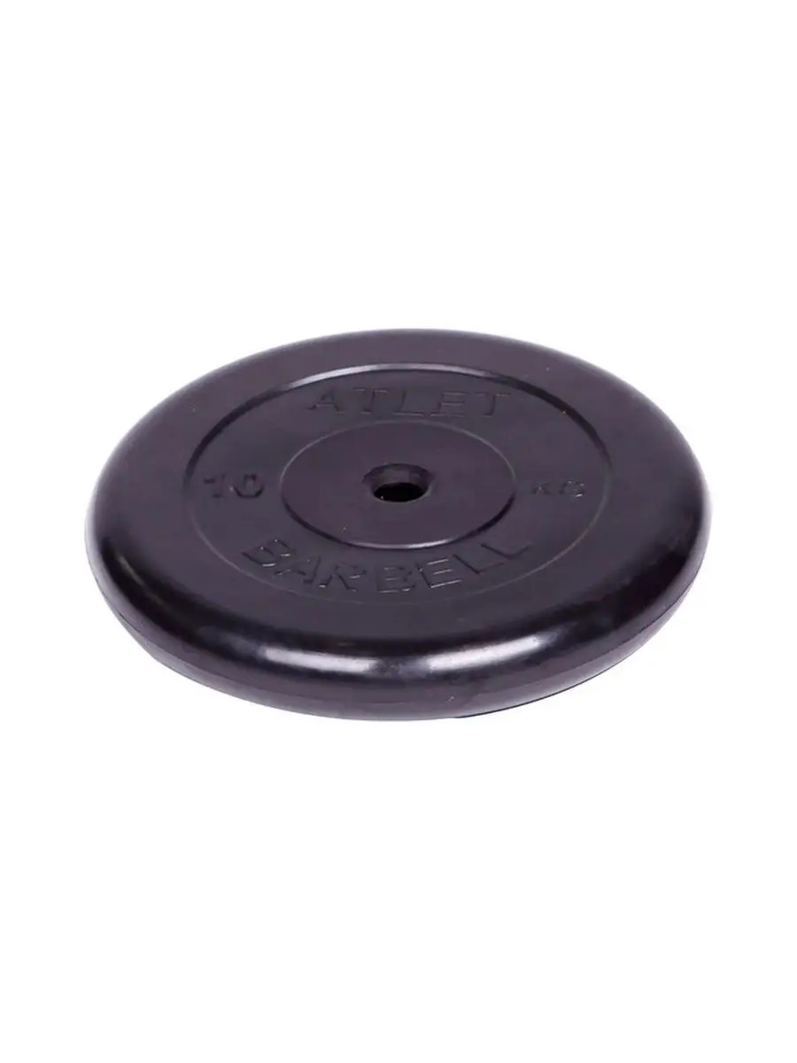 D 26 мм чёрный 15,0 кг Atlet MbBarbell Диск обрезиненный - фото 5