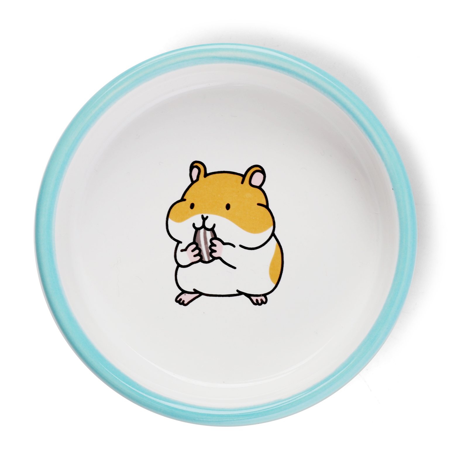 Миска для мелких животных Triol Triol Хомяк керамическая 0.1л - фото 2