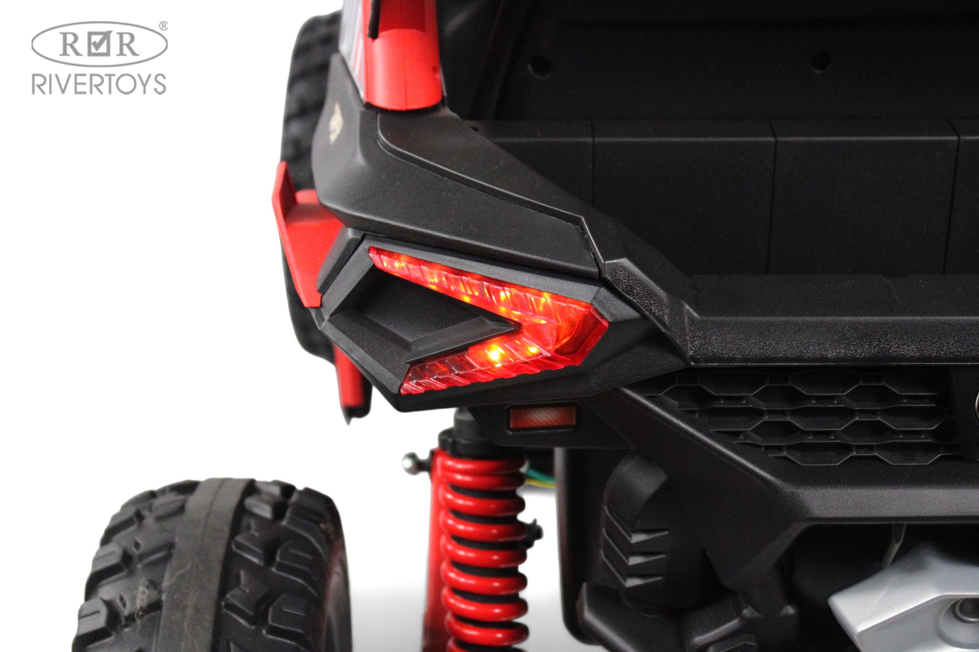 Электромобиль RIVERTOYS Z707ZZ-RED С пультом ДУ - фото 7