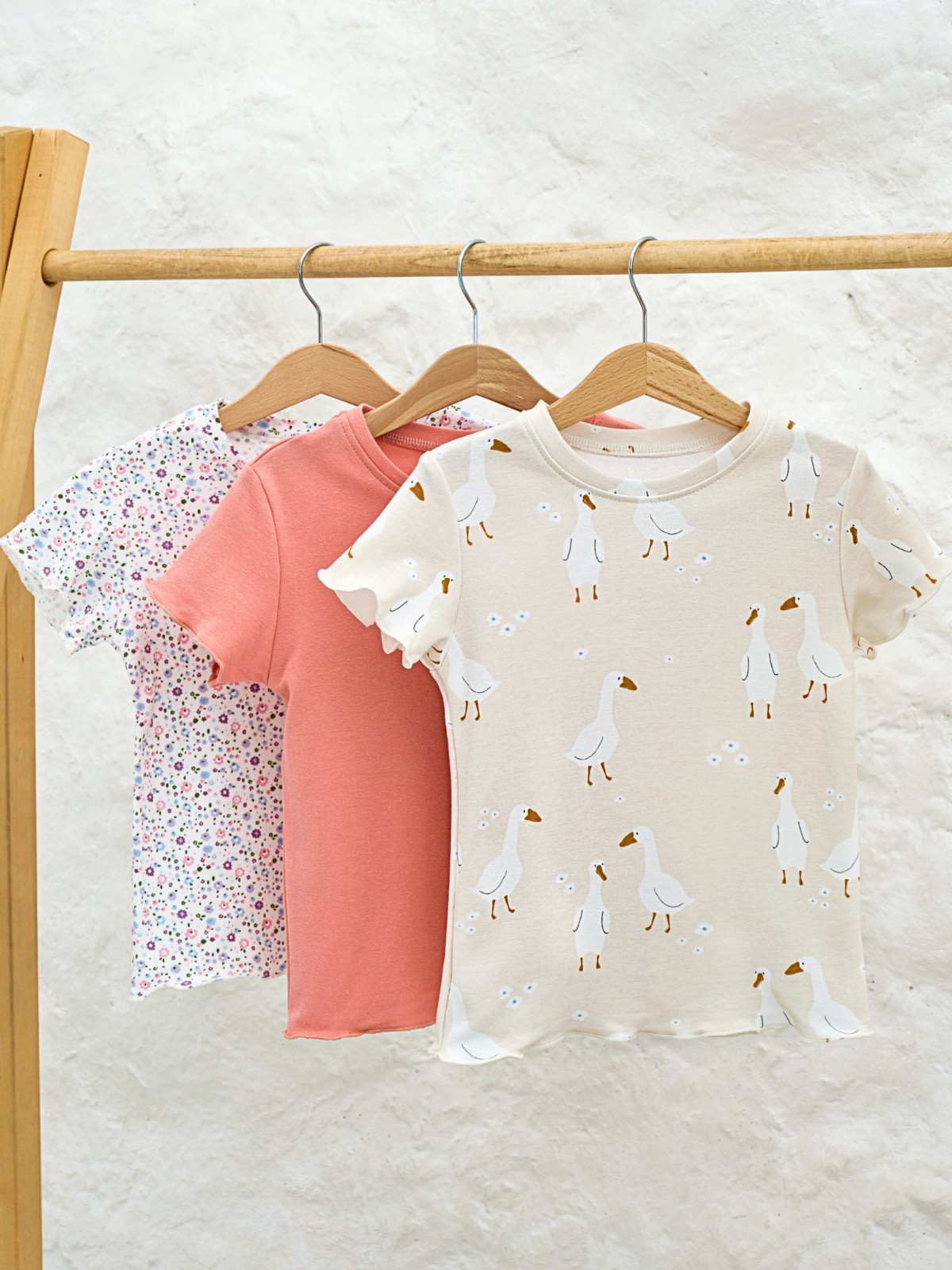 Футболка 3 шт Jelly Whale K24T04-3-Flw-Gs-Pink - фото 1