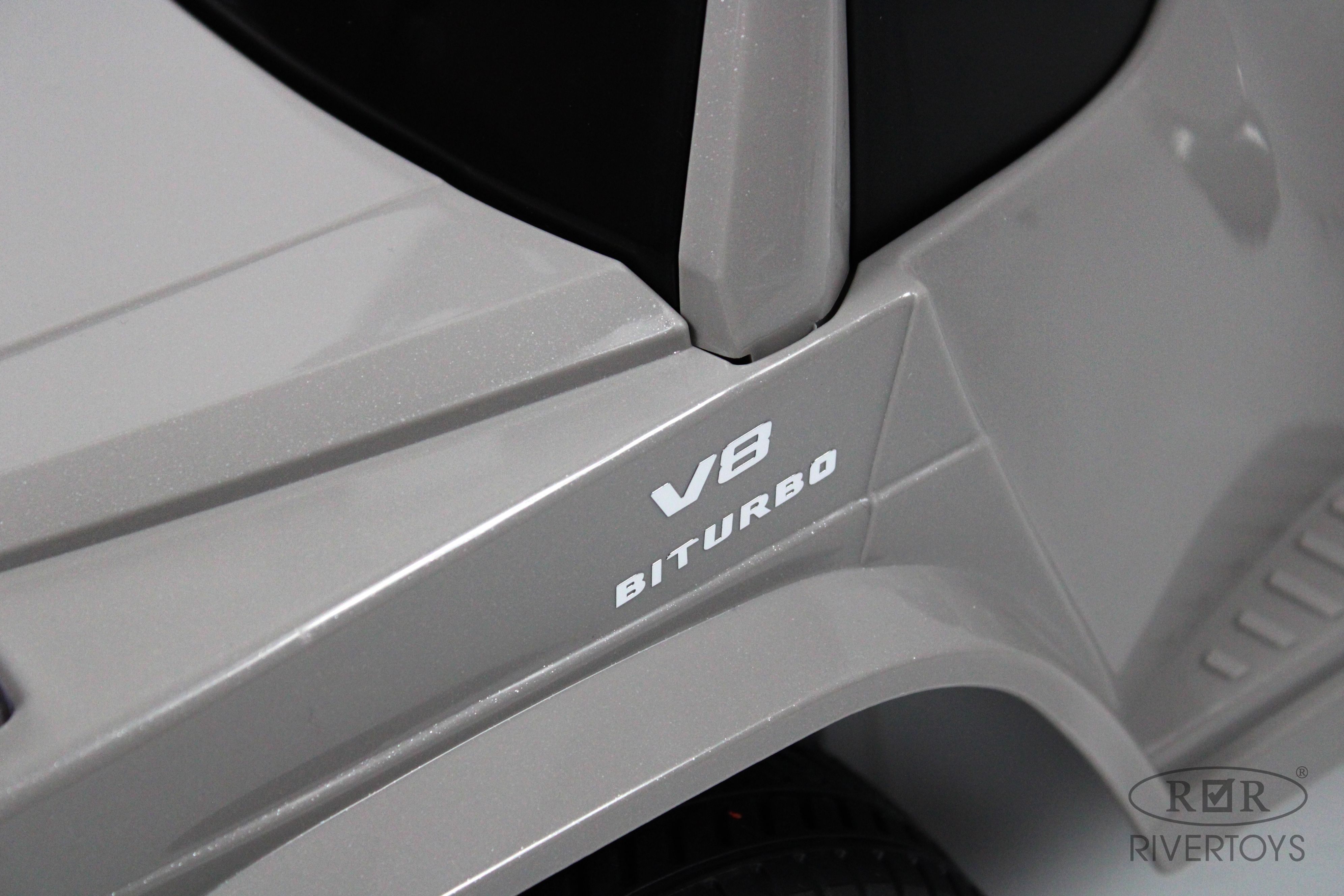Каталка RIVERTOYS Mercedes-Benz G63 Grey Diamond серый - фото 10