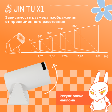 Видеопроектор JIN TU X1