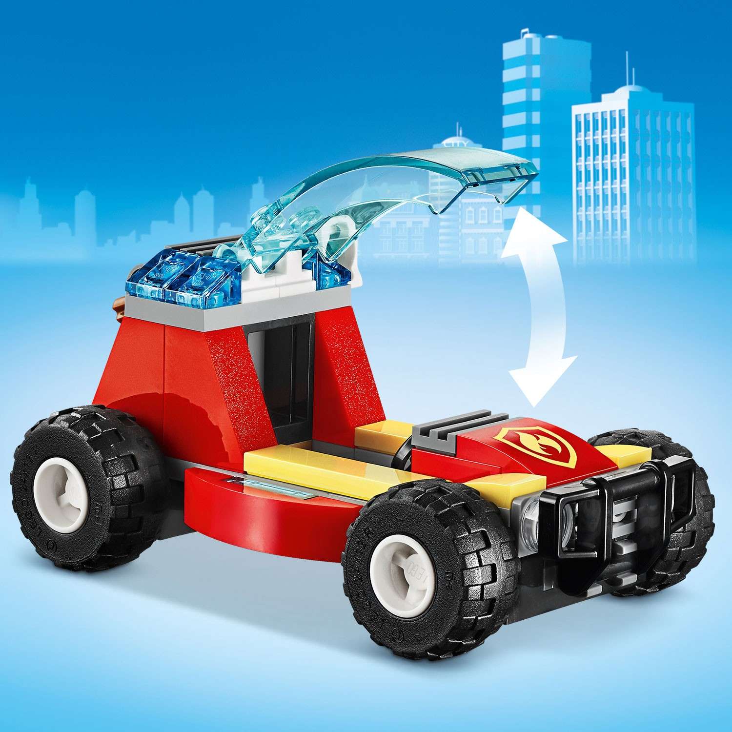 Конструктор LEGO City Fire Лесные пожарные блочный - фото 9