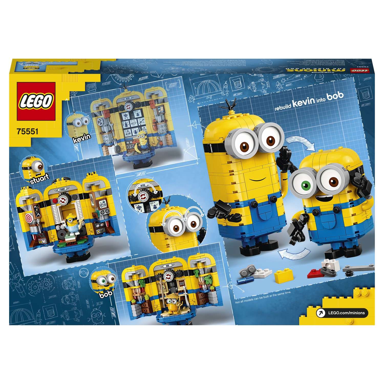Конструктор LEGO Minions Миньоны и дом блочный - фото 3