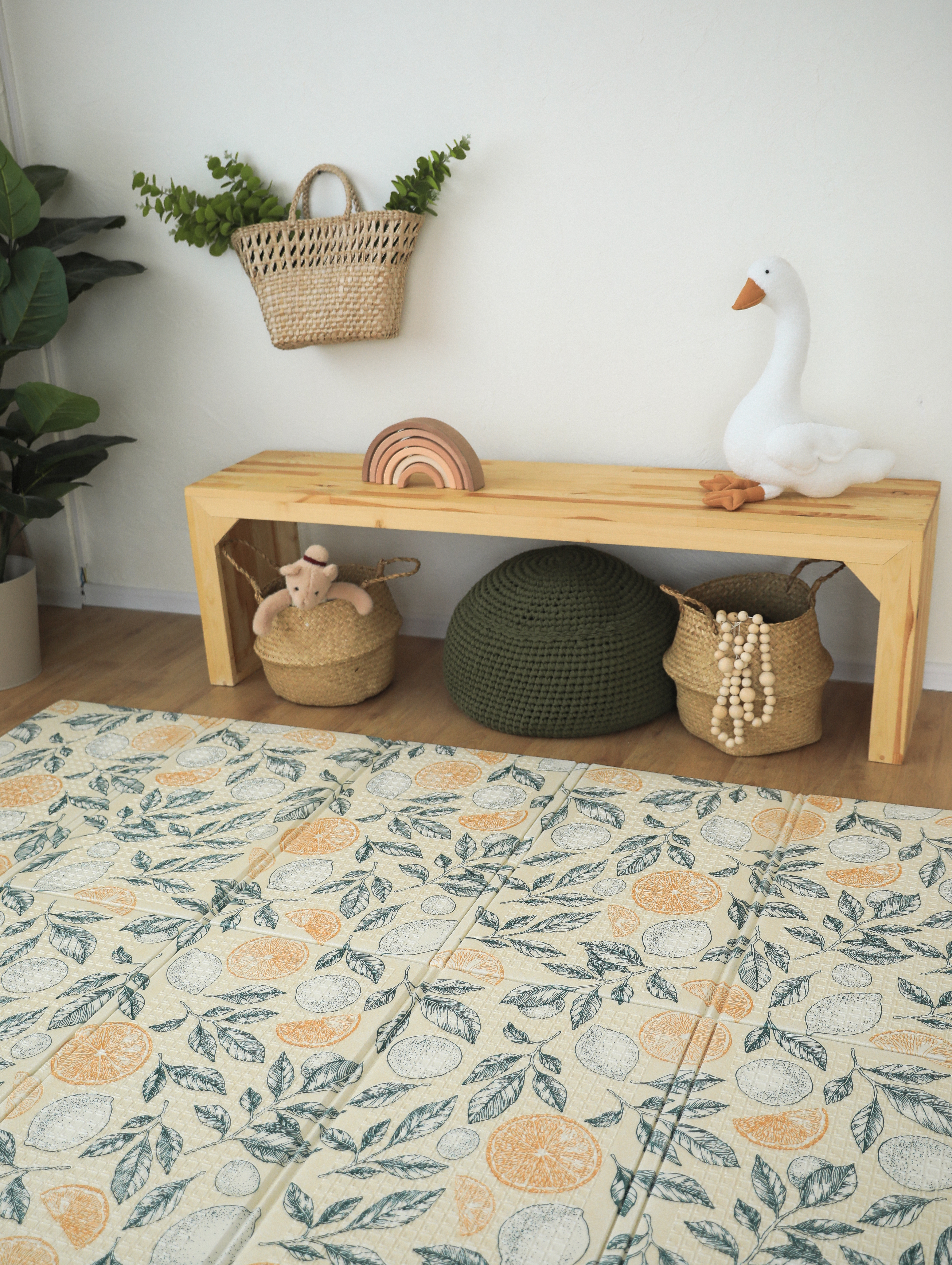 Детский складной коврик Parklon Солнечный лимончик 140 x 200 см - фото 17