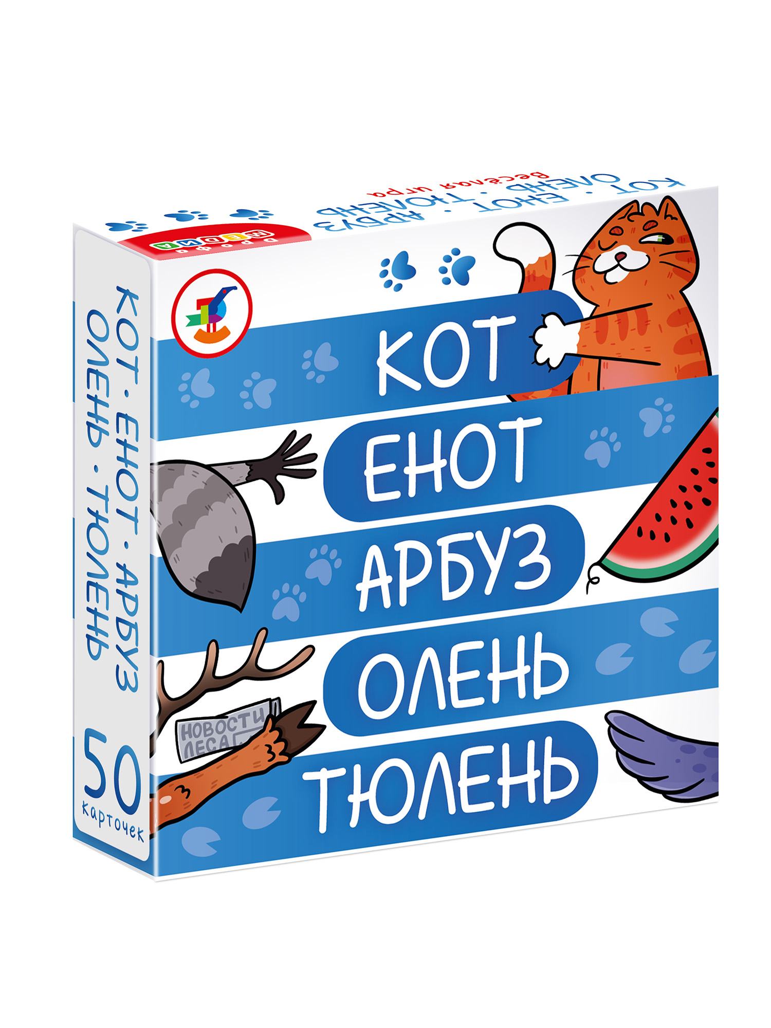 Настольная игра Дрофа-Медиа Кот Енот Арбуз Олень Тюлень - фото 13