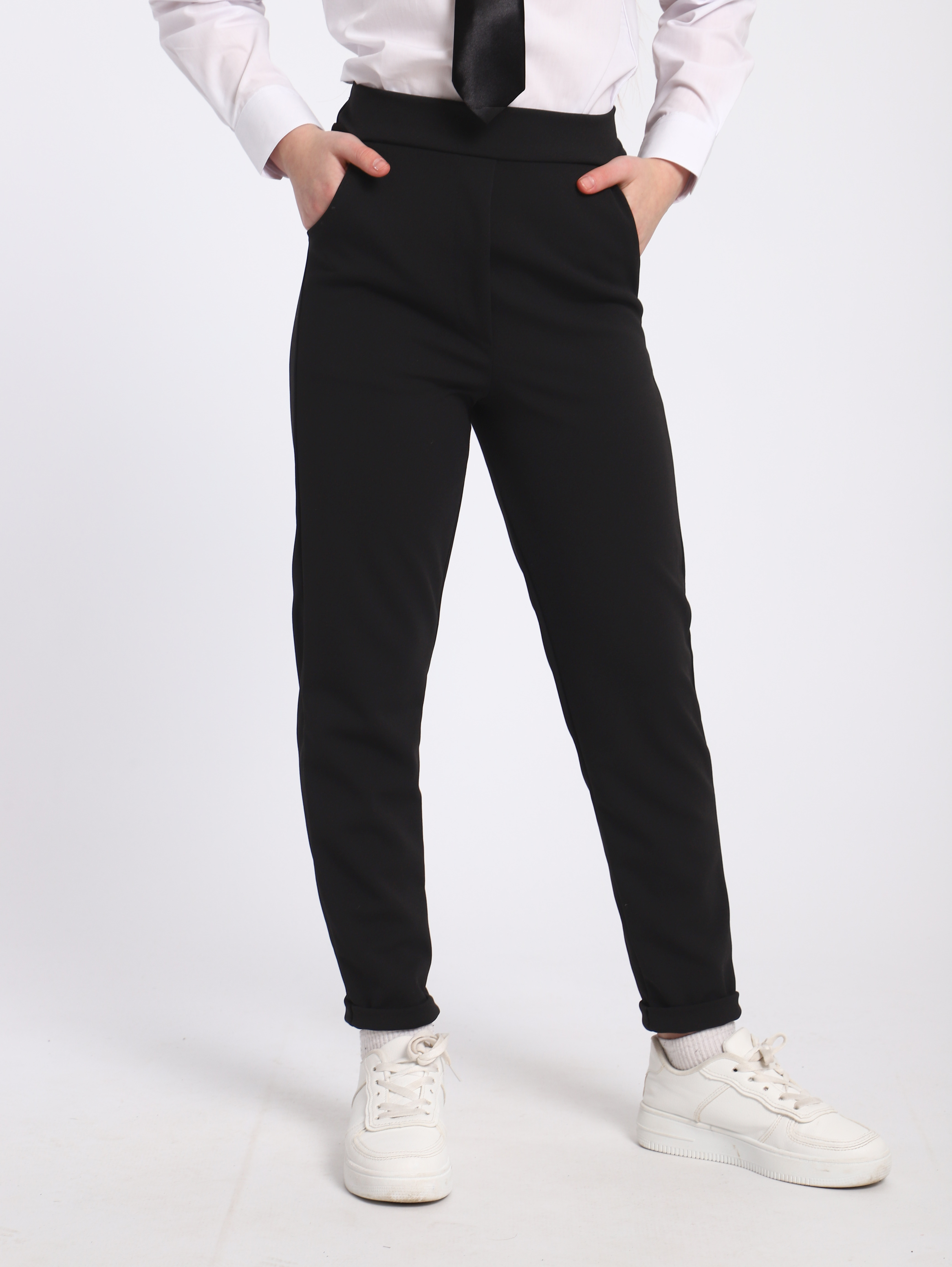 Брюки ЛАДОШКИ Брюки Мира черный - фото 19