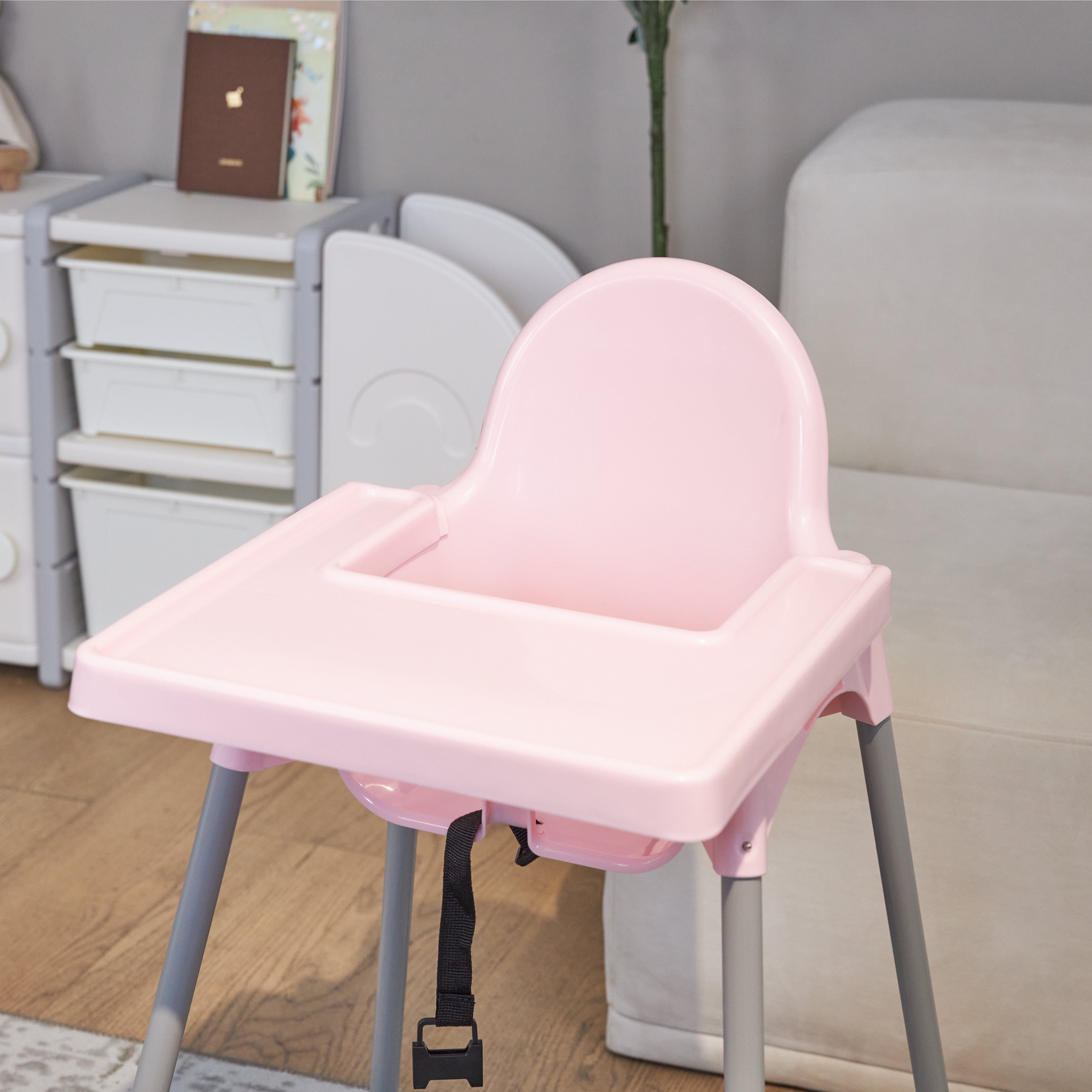 Стульчик для кормления UNIX Kids Fixed Rose розовый - фото 11