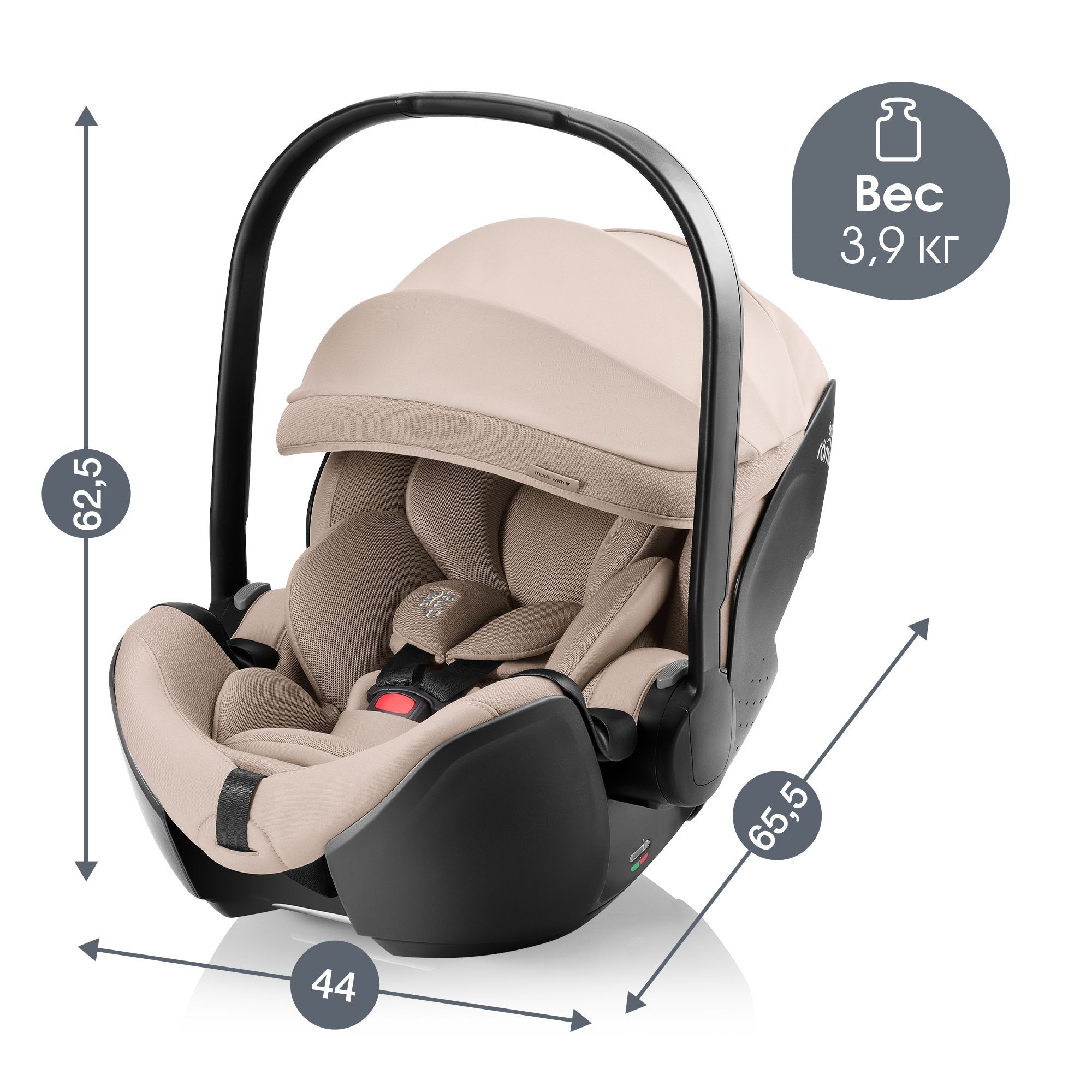 Автокресло Britax Roemer Baby-Safe Pro 0+/1 (0-18 кг) - фото 13